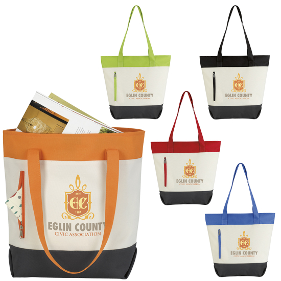 Color Zip Tote