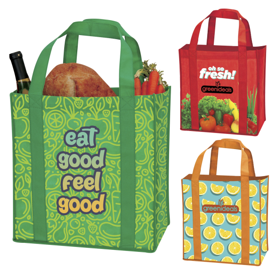 Laminated Non-Woven Grocery Tote