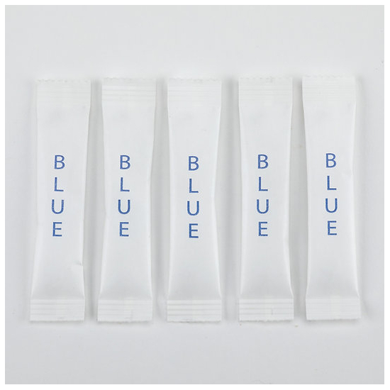 Custom Printed Blue Aspartame Sweetener Packets