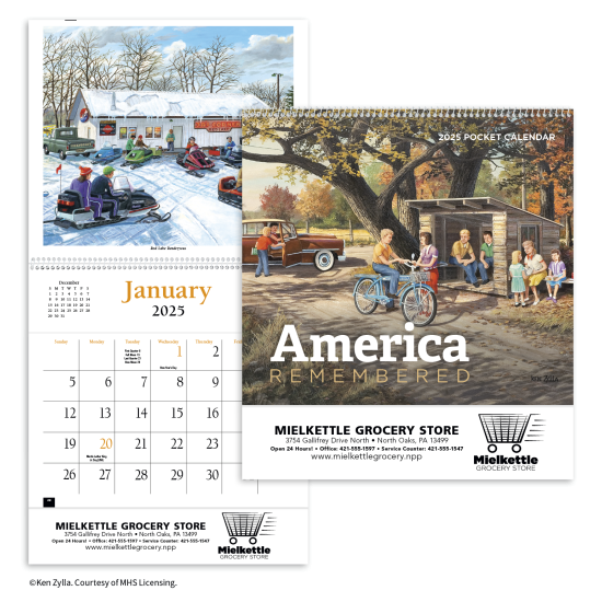 America Remembered Pocket Calendar