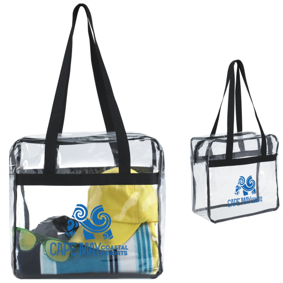 Clear Zippered Tote