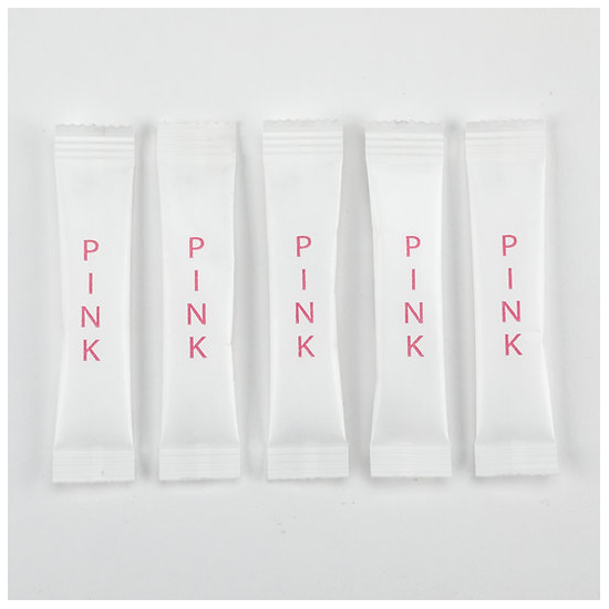 Promotional Custom Printed Pink Sweet'N low Sugar Packets, Sugar Sticks and Sugar Tubes