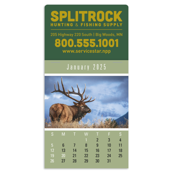 Press-N-Stick Sportsmen Calendar