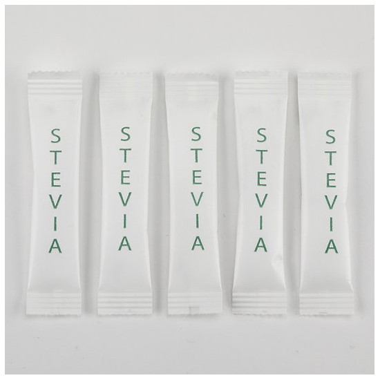 Custom Printed Green  Stevia like Sugar Packets, Sugar Sticks and Sugar Tubes