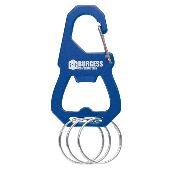 3 Keyring Carabiner with Bottle Opener