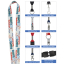 3/4" RPET 'Fine Print" Lanyard