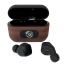 SCX Design™ Walnut Wood Wireless Earbuds and Charging Case