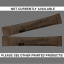 Custom Printed Brown Turbinado Raw Cane Sugar Packets, Sugar Sticks and Sugar Tubes