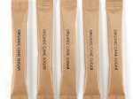 Custom Printed Organic Brown Cane Sugar Sticks